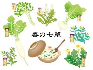 七草粥 ななくさがゆ とは いつ食べる 由来や意味は 七草の種類は